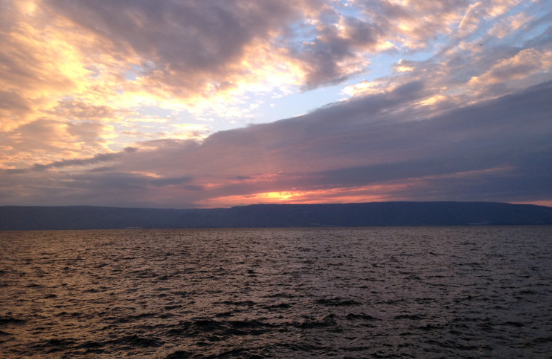 Sea of Galilee at sunrise