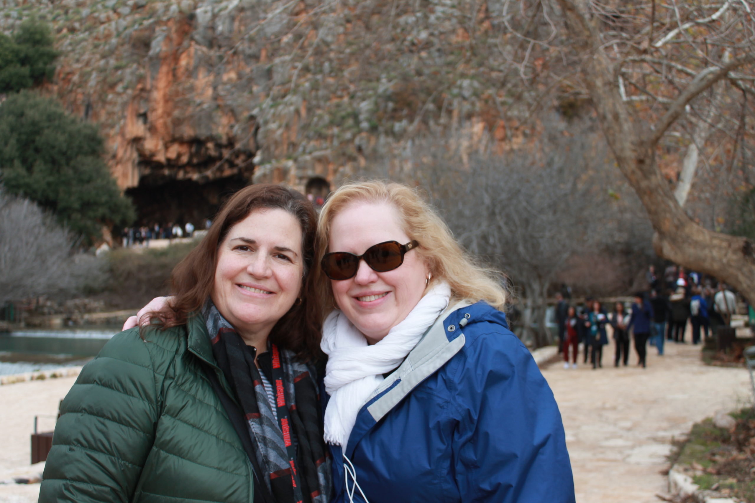 Tina and Catherine at the Gates of Hell