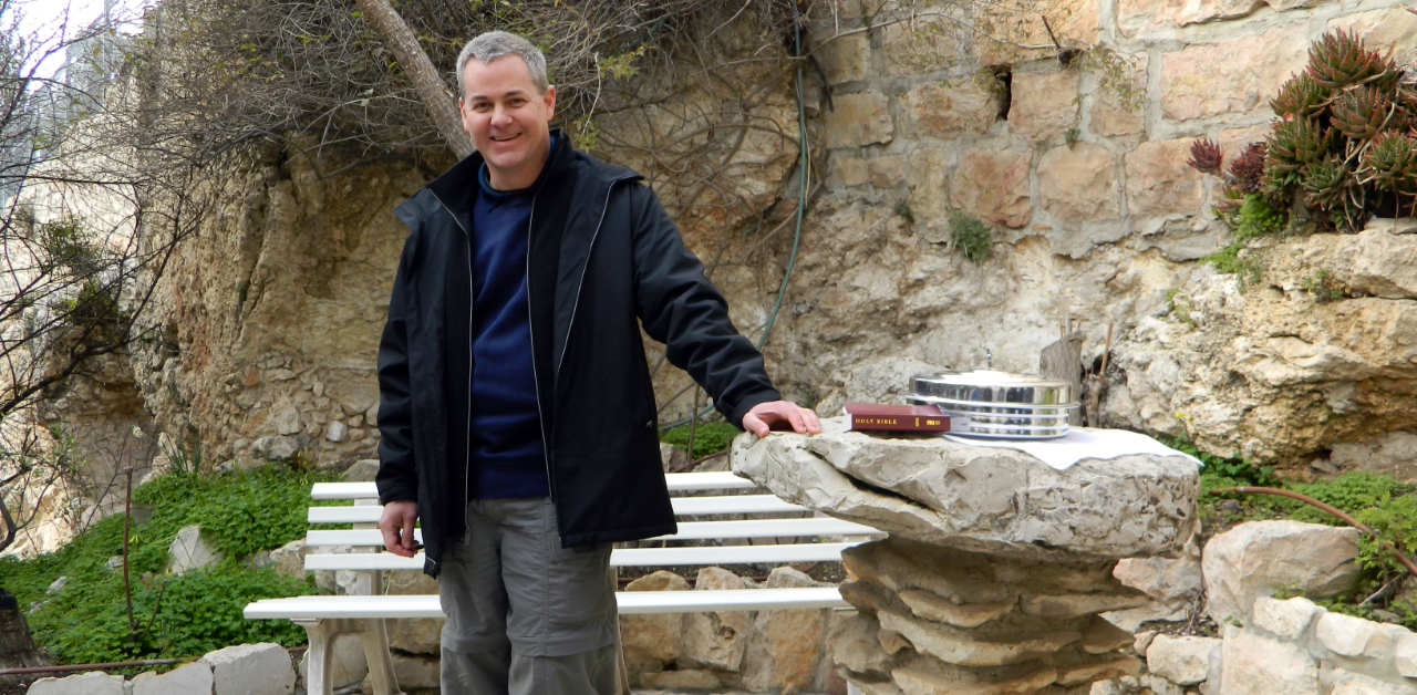 John at the Garden Tomb