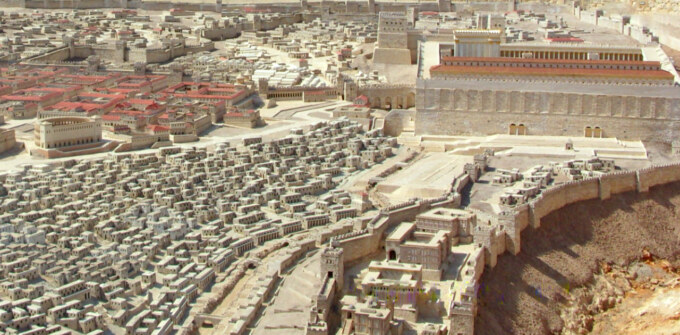 First century Jerusalem model