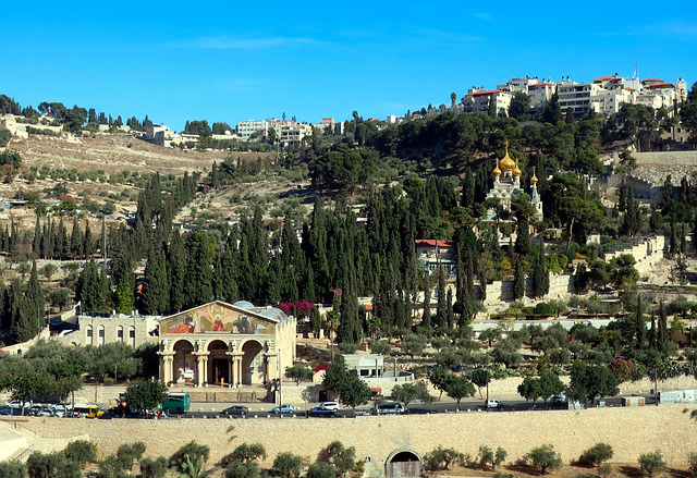 Mount of Olives from Kidron