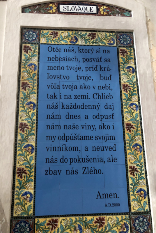 Slovak Lord's Prayer